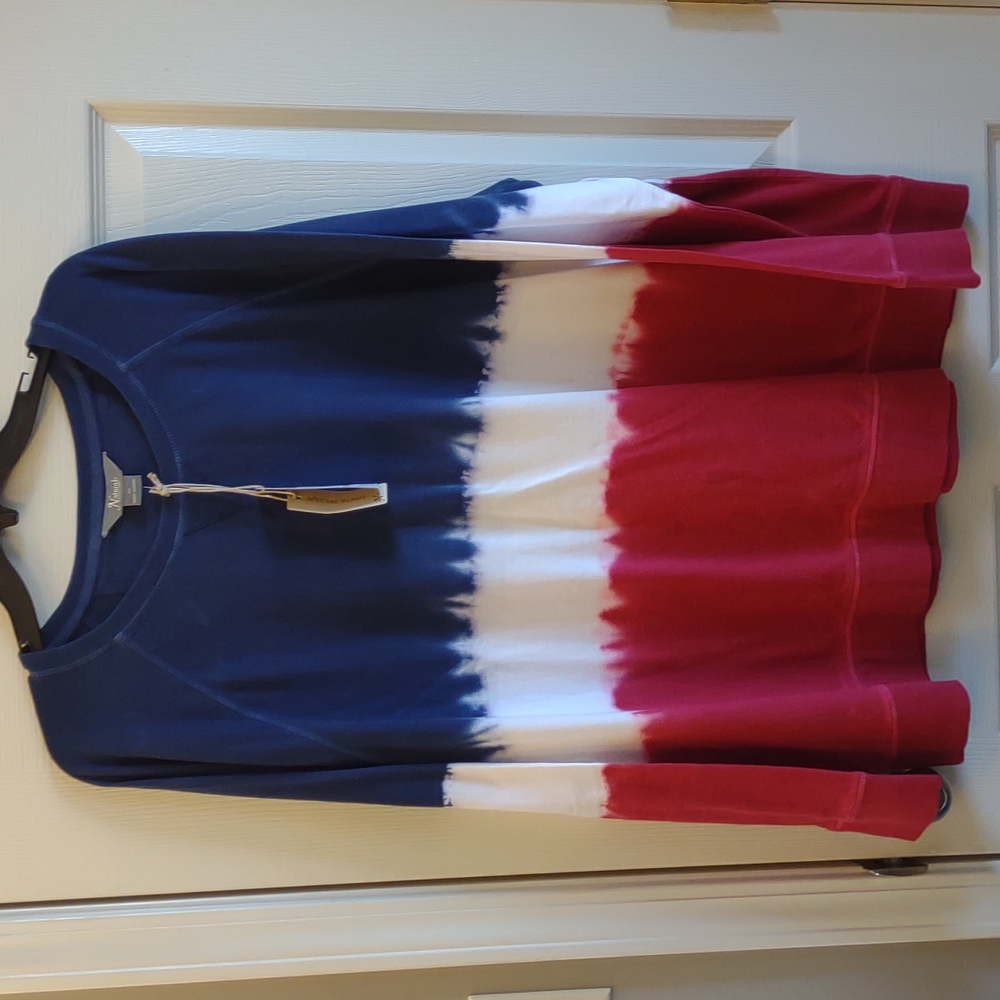 Natural reflections tie dye sweatshirt
